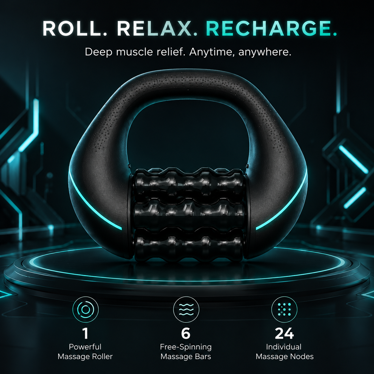 BubbleRoll - Deep Tissue Massager